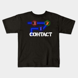 3 2 1 CONTACT Kids T-Shirt